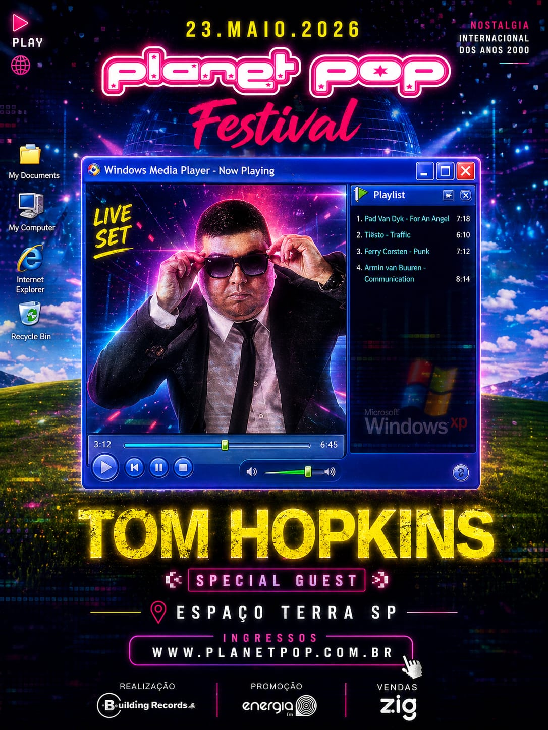 Tom Hopkins no Planet Pop
