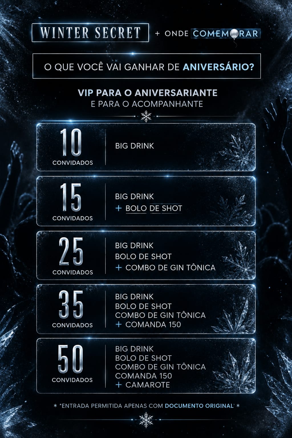 Aniversário Winter Secret